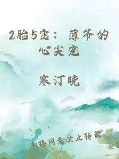 2胎5宝：薄爷的心尖宠