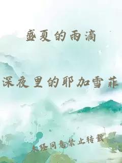 盛夏的雨滴