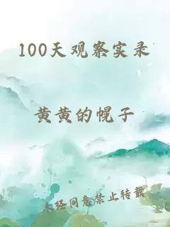 100天观察实录