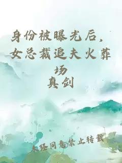 身份被曝光后，女总裁追夫火葬场